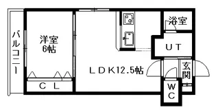 北海道札幌市中央区北七条西21丁目【マンション】の間取り