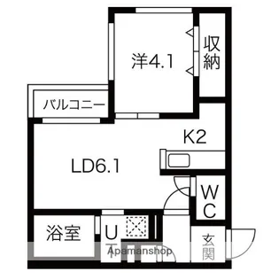 北海道札幌市白石区東札幌五条6丁目【マンション】の間取り