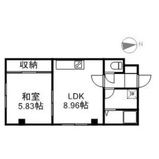 SKマンション【403号室】の間取り