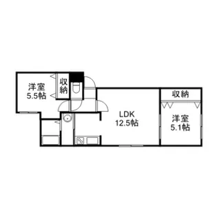 MUIRFIELD VILLAGE(ミュアフィールドヴィレッジ)【3階】の間取り