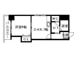 FRAGRANCE医大前【2階】の間取り