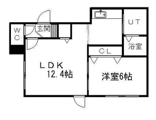 ヴィーブル南13【3階】の間取り