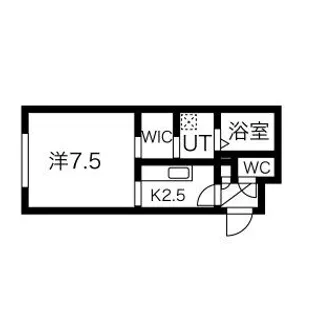 PCHE桑園 B【3階】の間取り