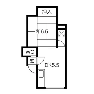 こもだハイツ【202号室】の間取り
