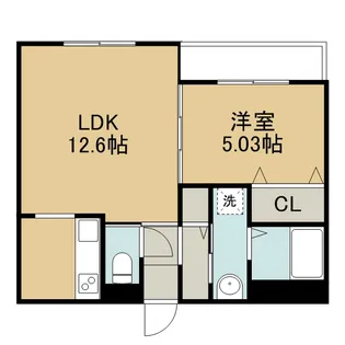 LILAC壱番館【4階】の間取り
