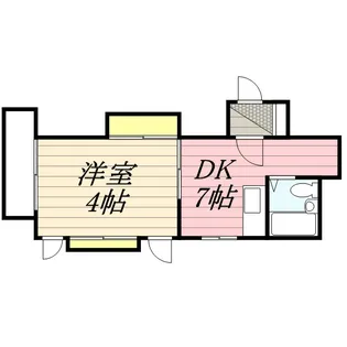 キャッスル北沢札幌【2階】の間取り