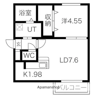 ソミューム宮の沢【2階】の間取り