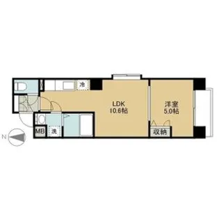 ヴィターレ【0501号室】の間取り