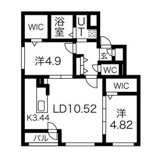FRANRIZ【3階】の間取り