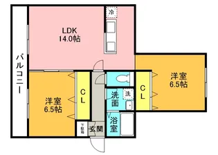 MODEST柏丘【3階】の間取り