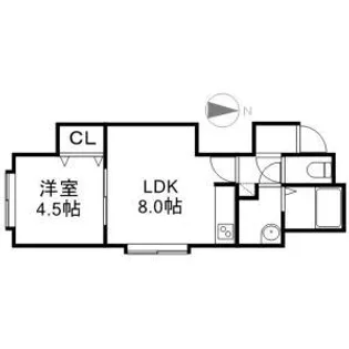 TERRACE.M (テラスエム)【202号室】の間取り