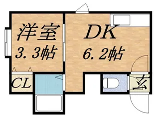 フローレス円山【2階】の間取り