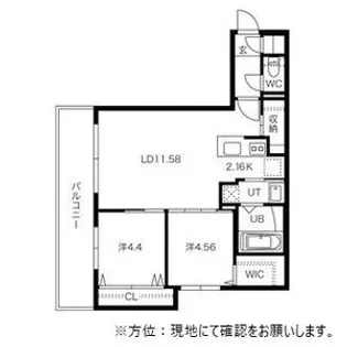 PARK HILLS(パークヒルズ)【0401号室】の間取り