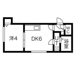 ヴィラ本郷通【2階】の間取り