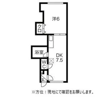 宮の森KTマンション【0202号室】の間取り