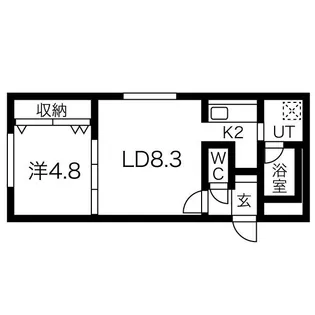 アズールⅤ【2階】の間取り