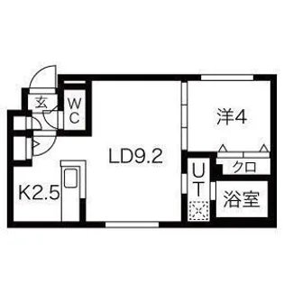 パークレジデンス円山北【5階】の間取り