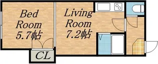 デベックス澄川47【103号室】の間取り