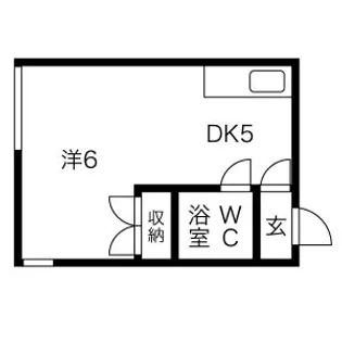 シティハイツ1315【203号室】の間取り