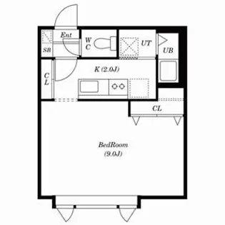 ペニーレーン515【107号室号室】の間取り