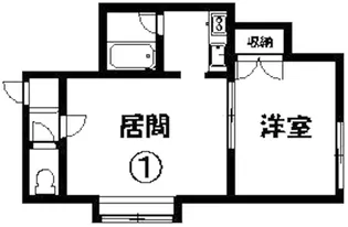 シオン稲積公園【201号室】の間取り