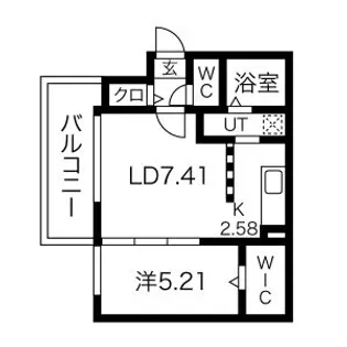 ノーチェ円山【4階】の間取り