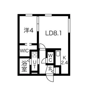 NOVA北円山(ノーヴァキタマルヤマ)【3階】の間取り