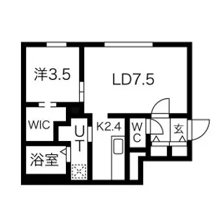 BLANC IRIS (ブランイリス)【2階】の間取り