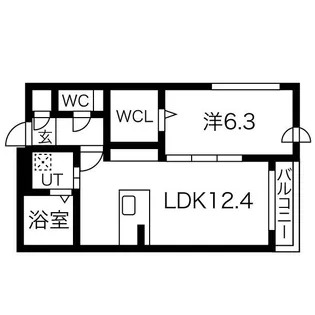 イール南円山【3階】の間取り