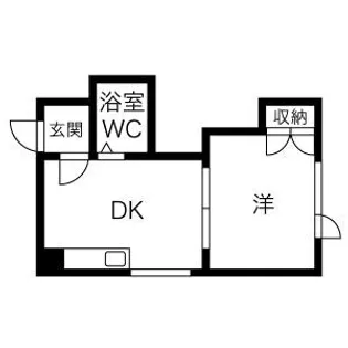 サッポロイン中野【501号室】の間取り
