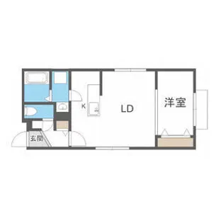 LA DOLCE VITA (ラ・ドルチェヴィータ)【3階】の間取り