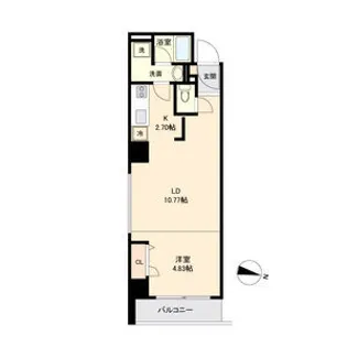 CITY SPIRE 南3条Ⅱ【9階】の間取り