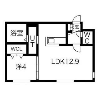 PCHE裏参道【1階】の間取り
