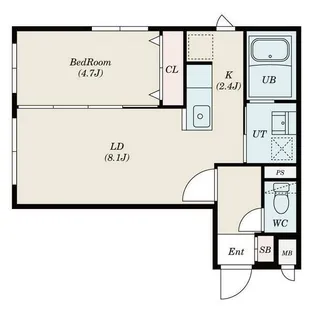 GRANDUKE永山公園通【3階】の間取り