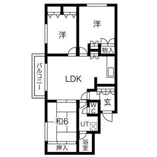 グレイス旭ヶ丘【301号室】の間取り