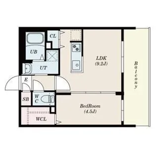 プライマル札幌桑園【10階】の間取り