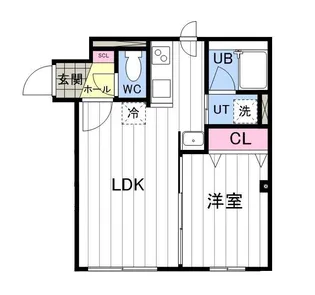PARK WELL札大前【2階】の間取り