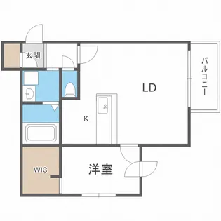 プルミエール南7条【4階】の間取り