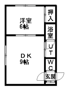 パークレジデンス鶴【205号室】の間取り