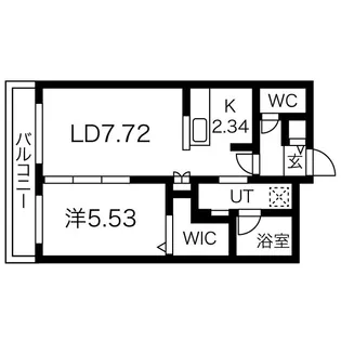 アルファスクエアS17【4階】の間取り