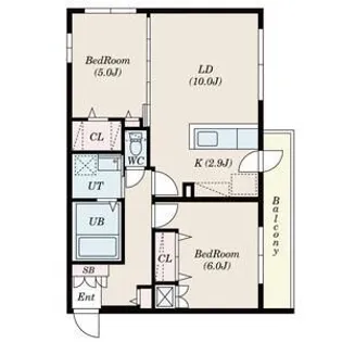 プライマル札幌円山【506号室】の間取り