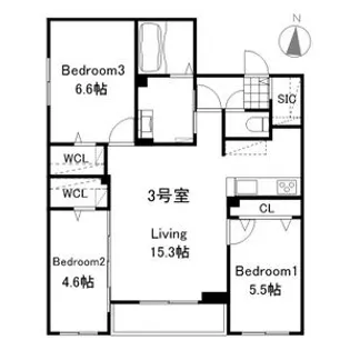 AUGUSTA伏見【2階】の間取り