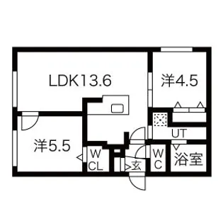 MA豊平公園【4階】の間取り