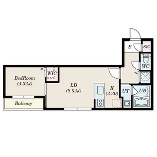 ラクラス大通東【0511号室】の間取り
