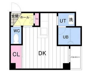 グランドール琴似【205号室】の間取り