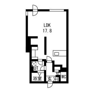 ピオネロ月寒【2階】の間取り