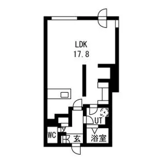 ピオネロ月寒【2階】の間取り