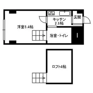 メゾンドサンデリアーナ【4階】の間取り
