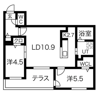 北海道札幌市中央区北六条西12丁目【マンション】の間取り