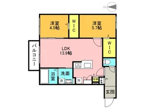 北海道札幌市中央区南十六条西6丁目【マンション】の間取り